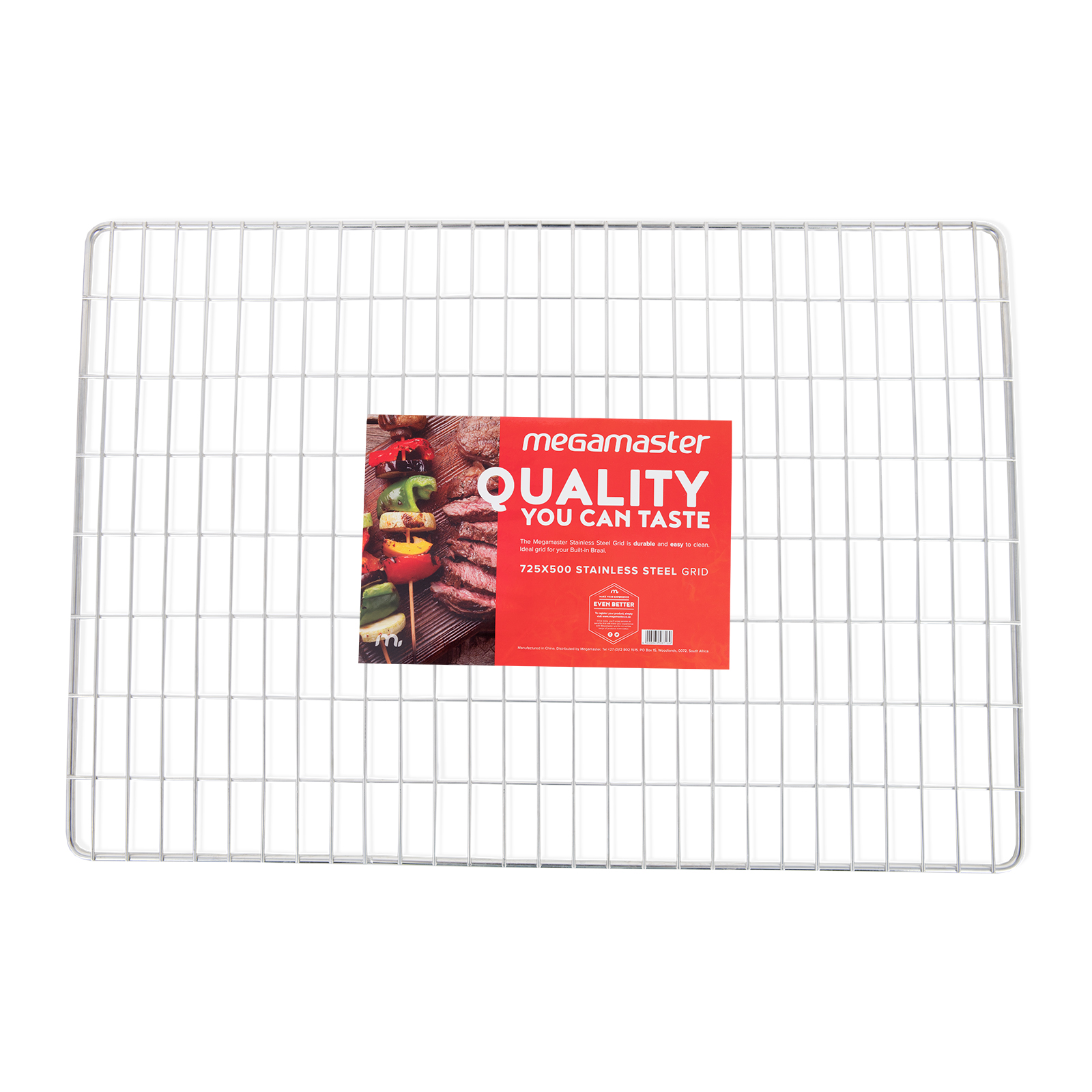 Megamaster 725 x 500 Stainless Steel Grid - Image 1