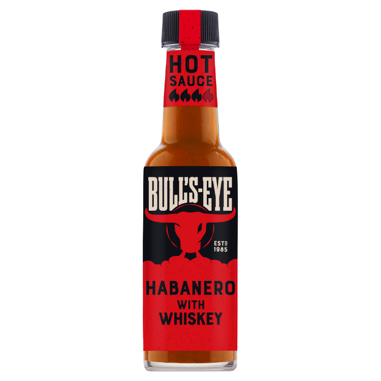 Photograph of 1 x Bulls Eye Kentucky Habanero Hot Sauce 148G product