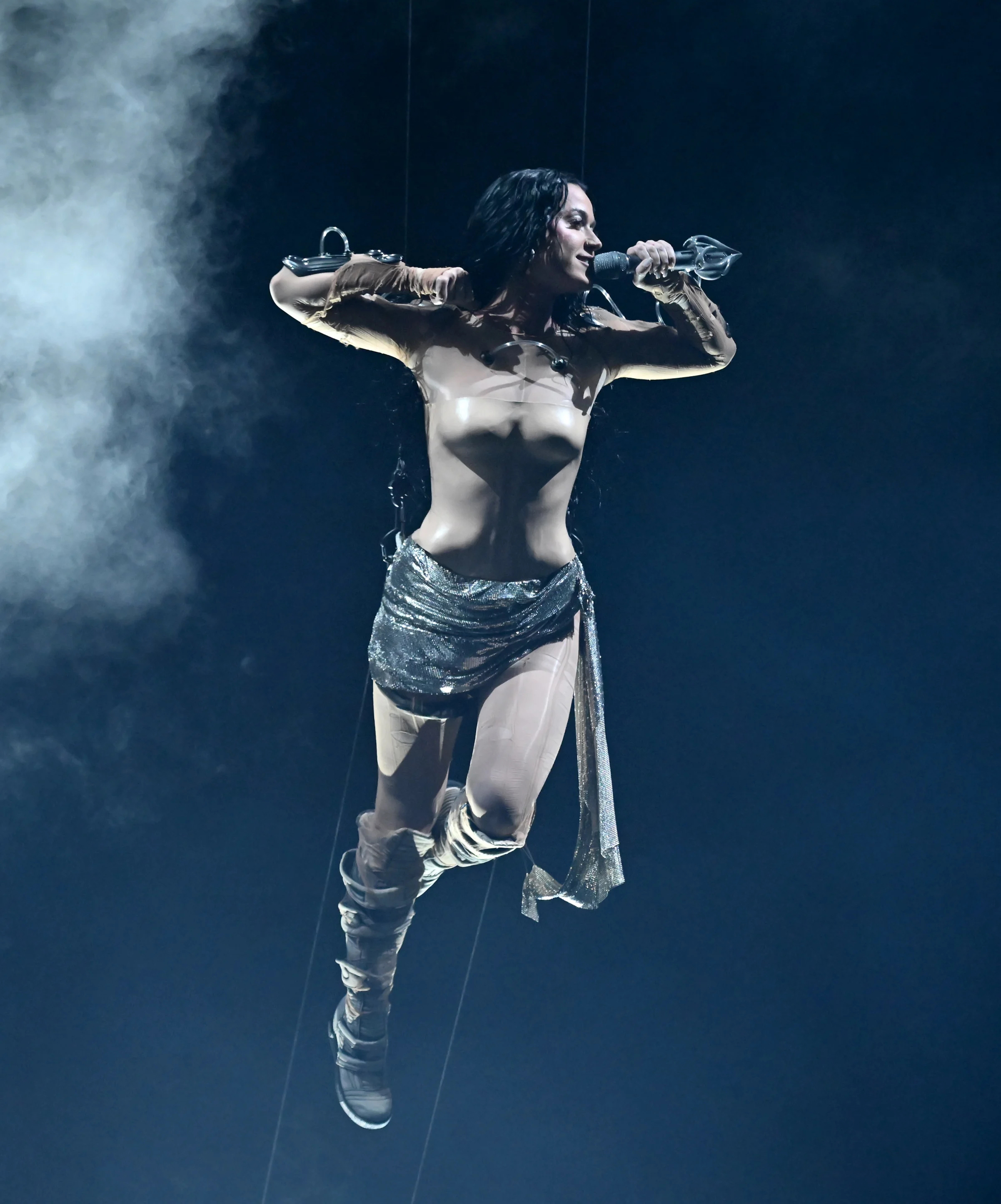 SPOTTED Katy Perry dominates the 2024 MTV VMAs wearing DEMOBAZA Boots