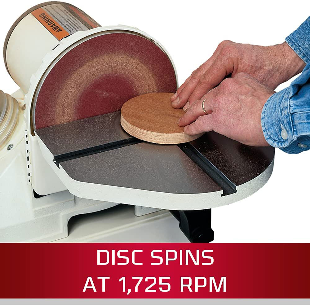 JSG-96OS 6" x 48" Belt/9" Disc Sander with Open Stand