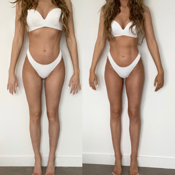 Before and After 6 - Beauty by Earth Self Tanner Body Lotion