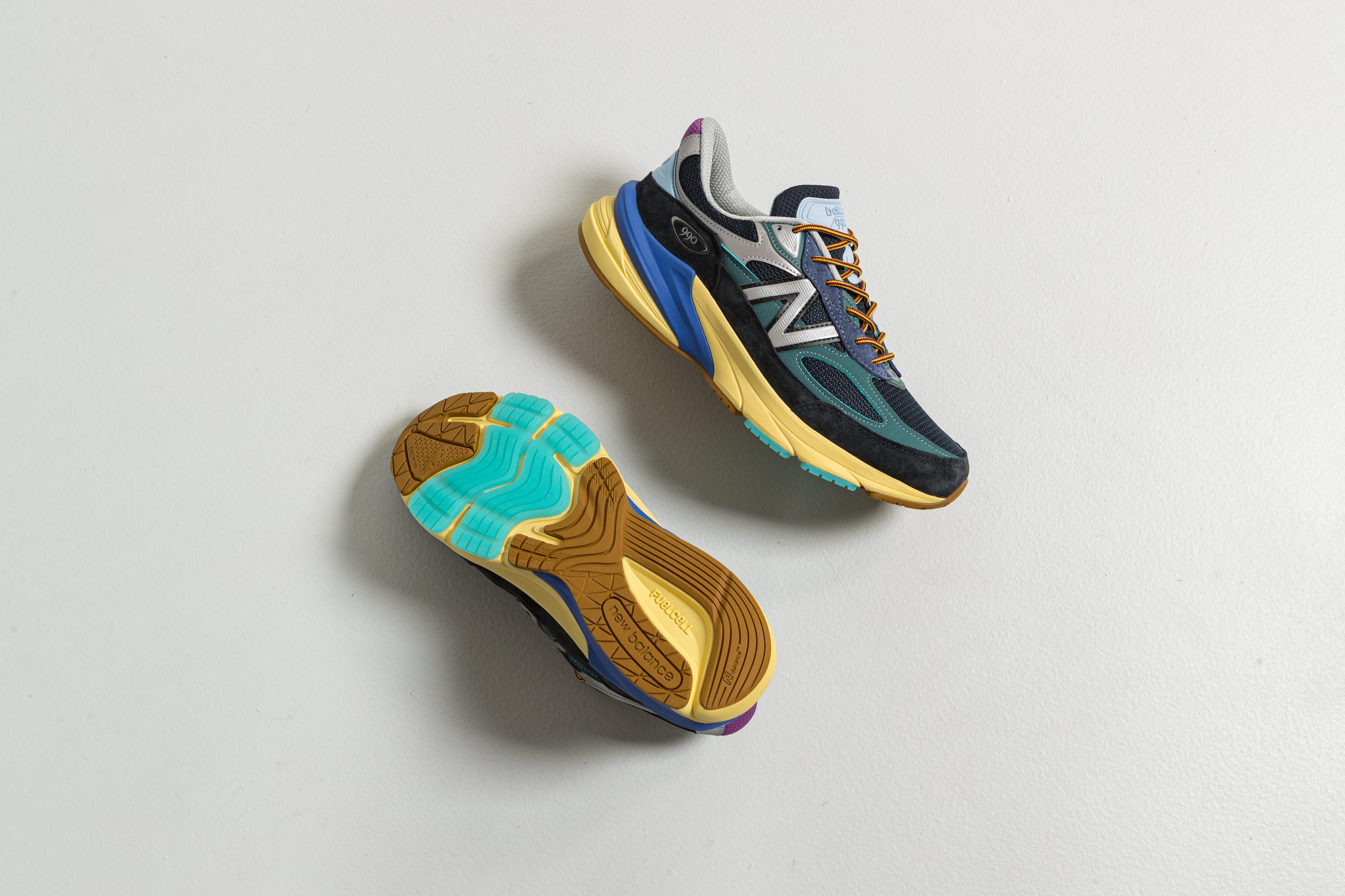 UP THERE Launches - New Balance M990AC6 × Action Bronson 'Baklava' 'Lapis Lazuli'