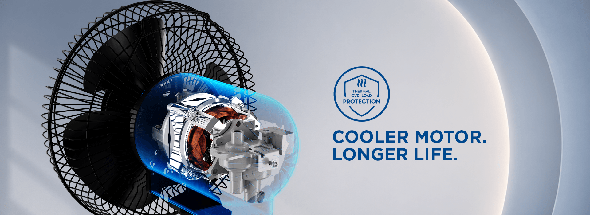 COOLER MOTOR, LONGER LIFE