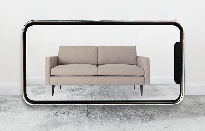 Model 01 2 seater in AR viewer
