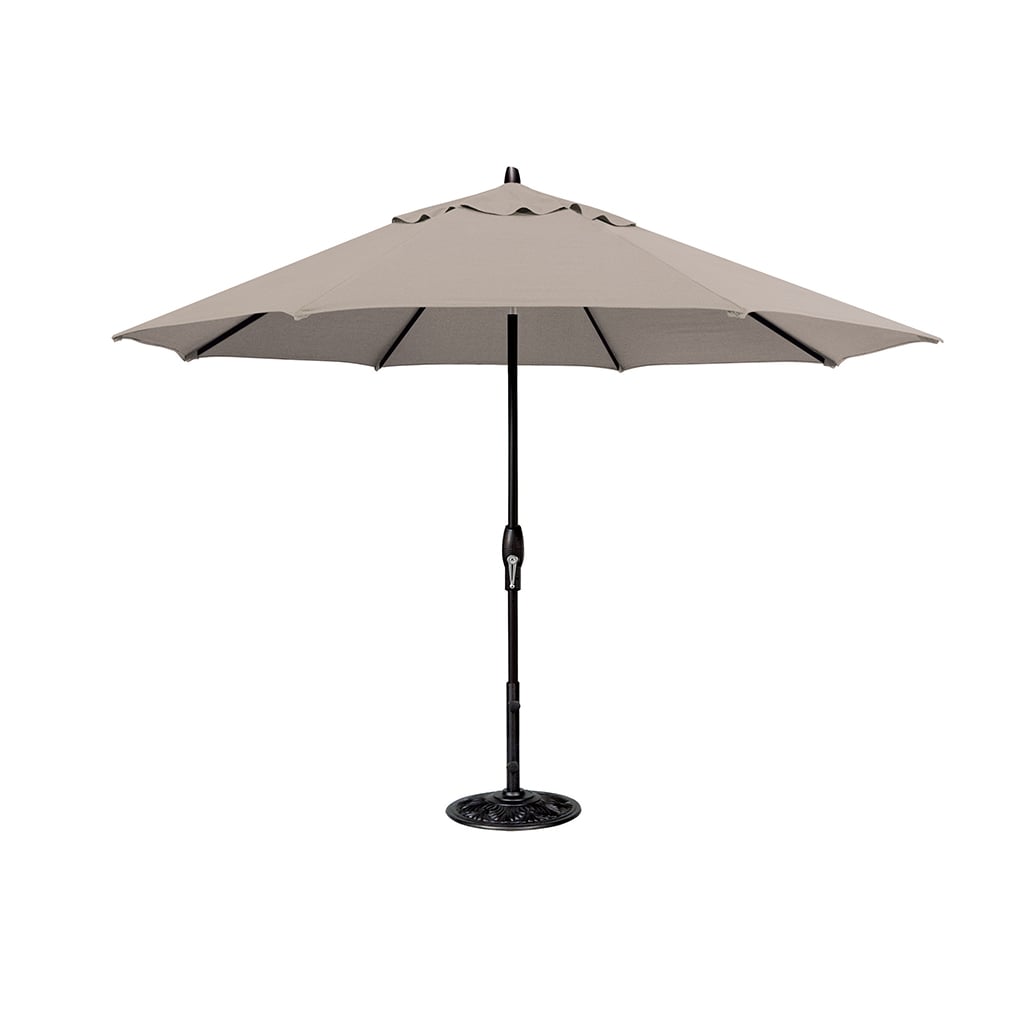11' Black Frame Market Umbrella - Auto-Tilt | Terra Outdoor Living 11' Black Frame Market Umbrella - Auto-Tilt | Terra Outdoor Living