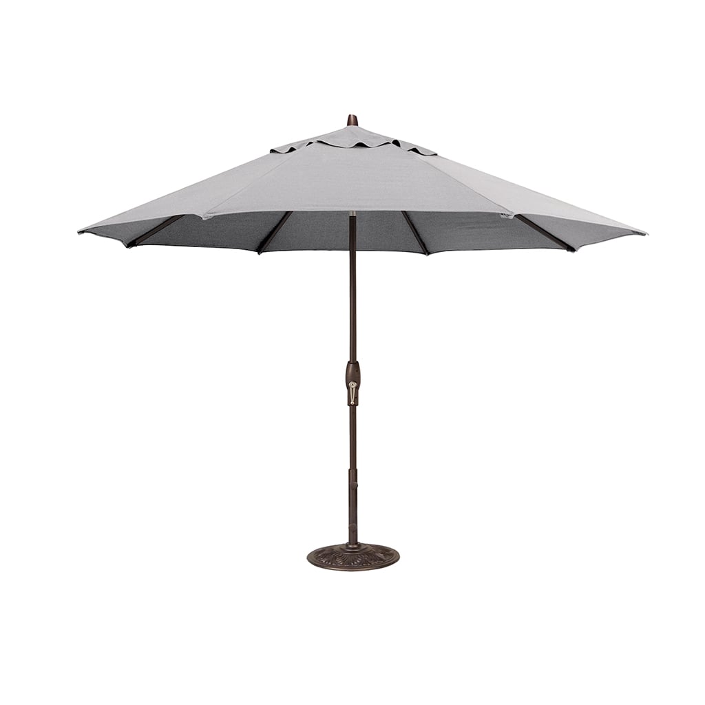 11 round patio umbrella tilt Galtech 11' Deluxe Auto-Tilt Bring both style and function to your outdoor living area with this patio offset cantilever umbrella and rolling base with 8 wheels 11' Patio Umbrella | Treasure