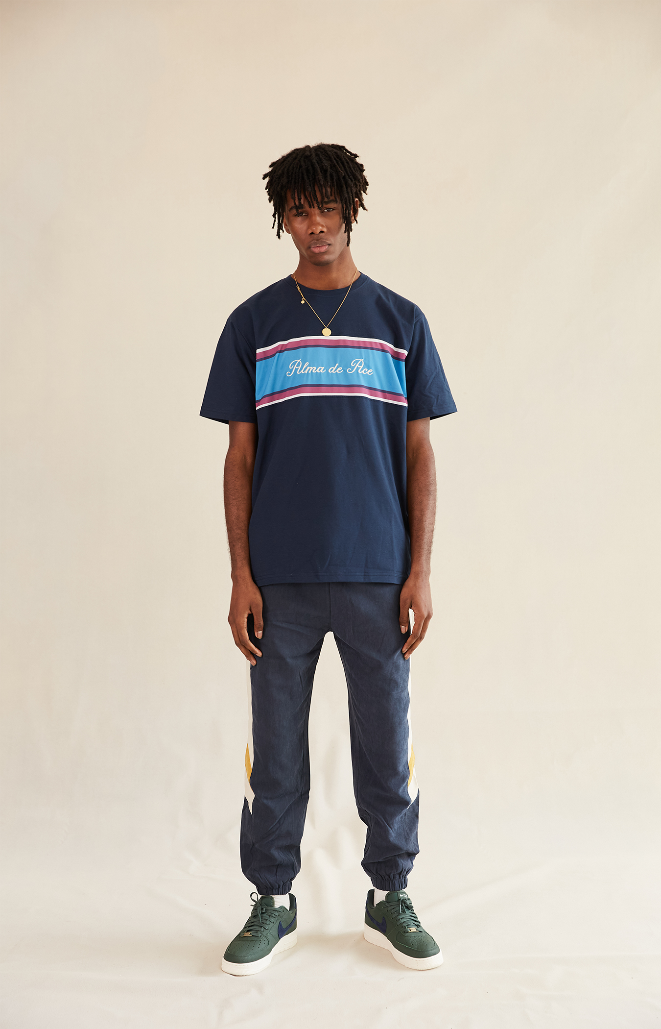 Navy Blue Marino T-shirt