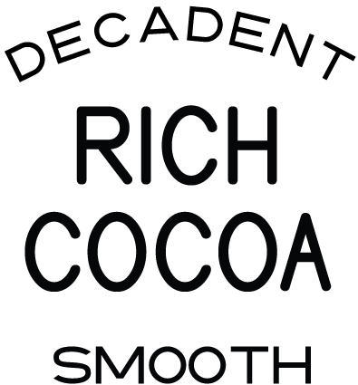 Decadent, rich cocoa, smooth