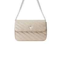 SAC JOSH ORIGINAL - CUIR BEIGE MATELASSÉ