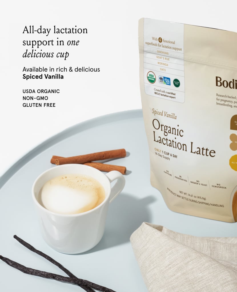 Shown in Spiced Vanilla.