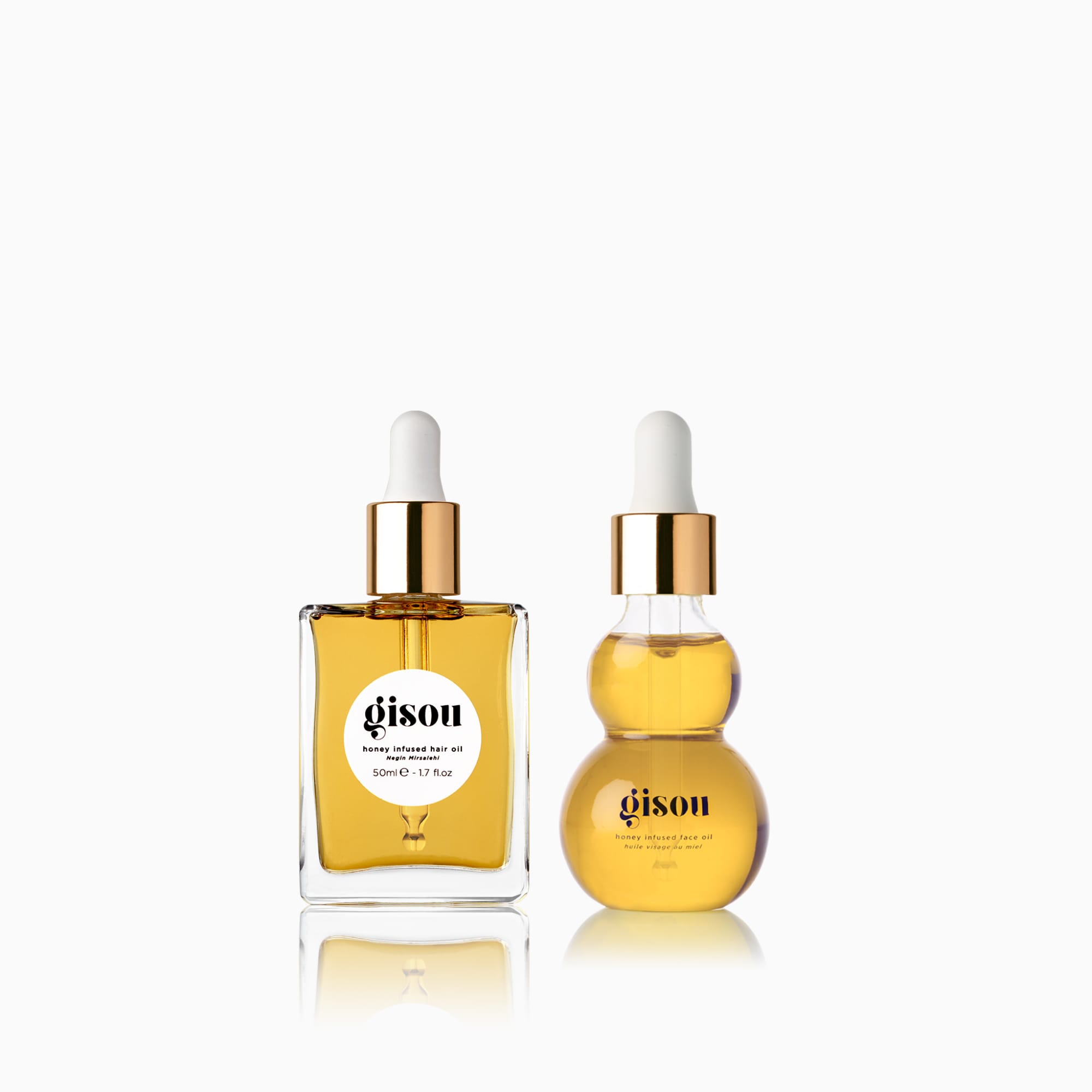 Combo set of the Honey Infused Hair Oil and Face Oil