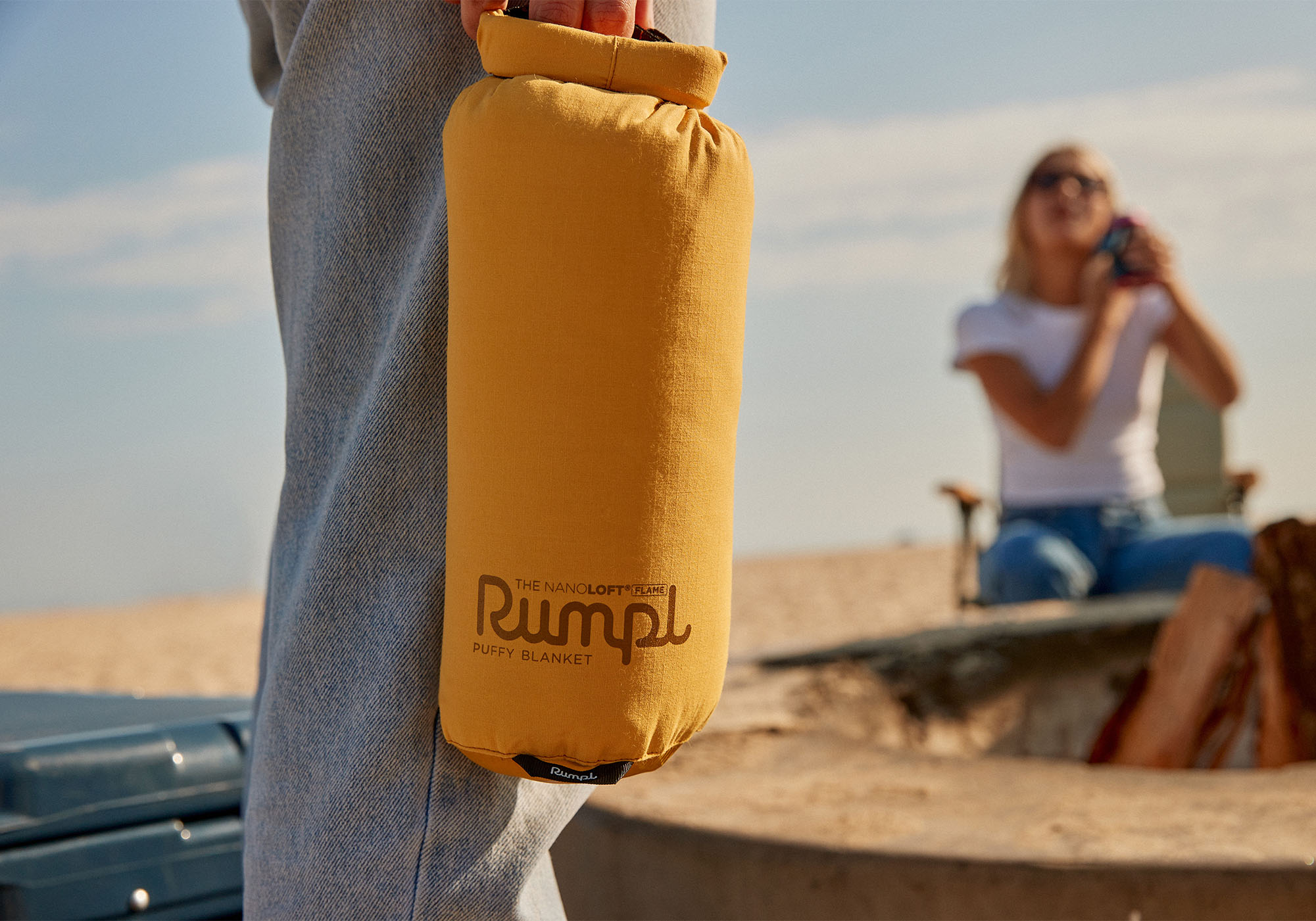 NanoLoft® Flame Blanket Barrier Reef Rumpl Blankets for Everywhere