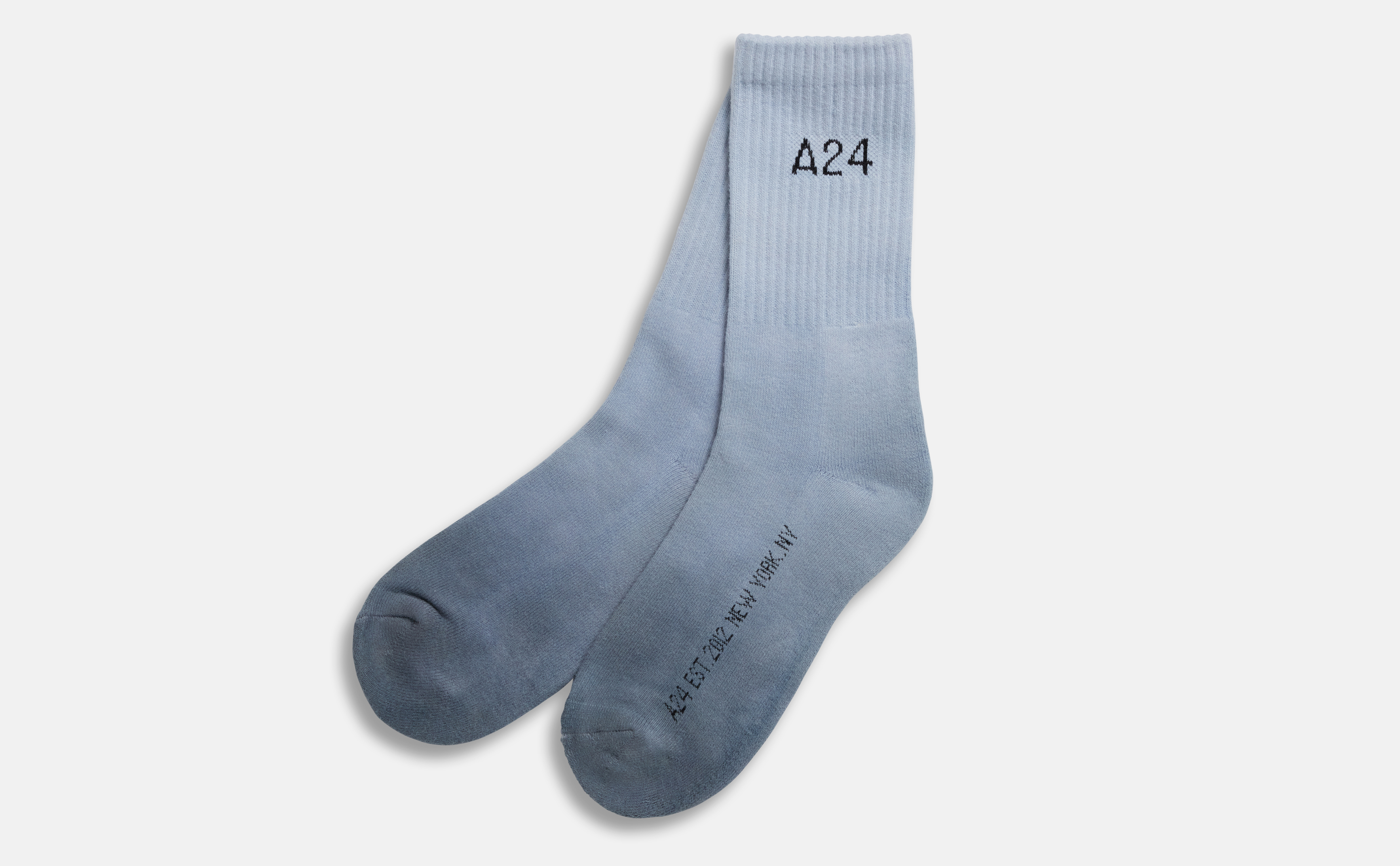 Blue Dip-Dye Sport Socks