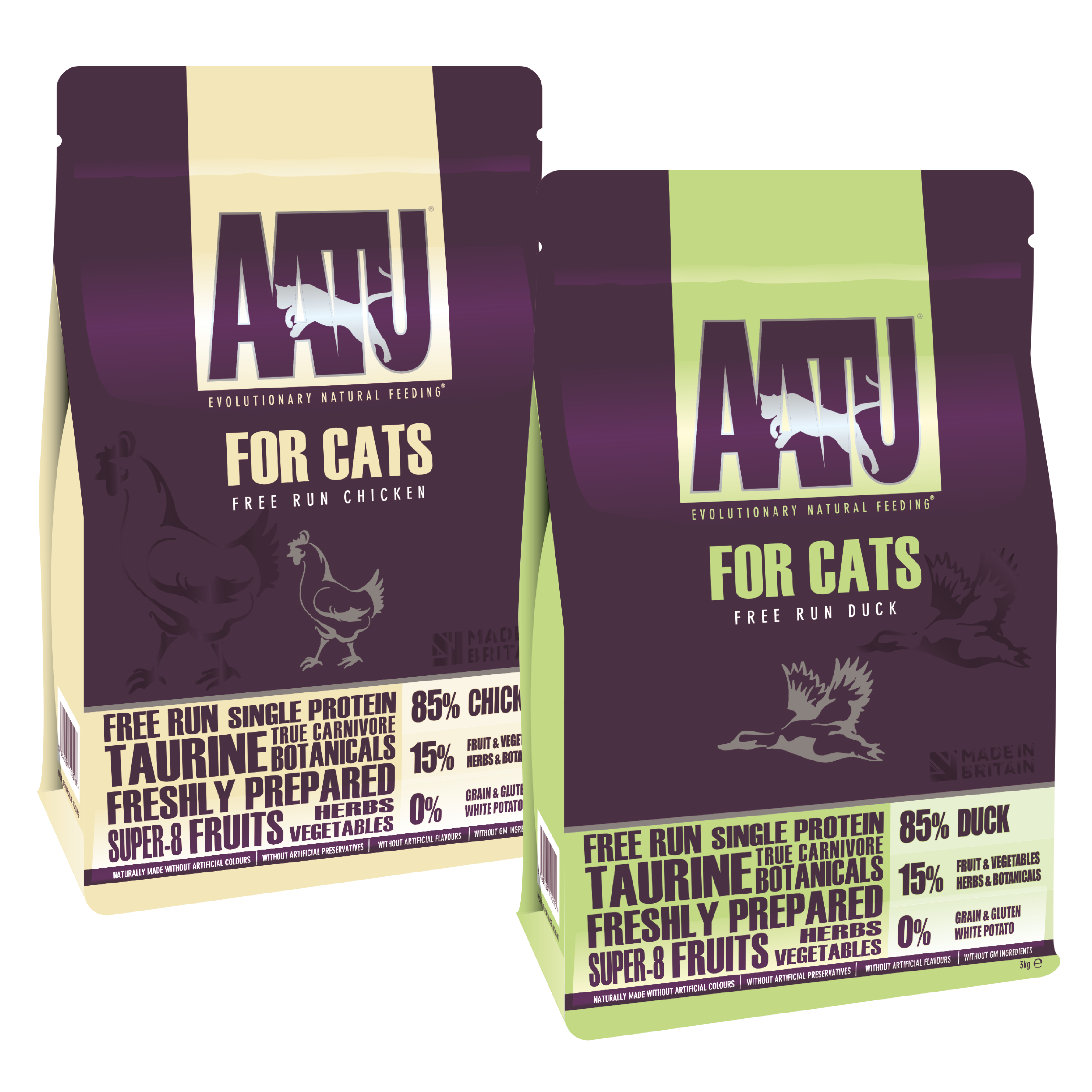 FREE RUN CHICKEN FOR CATS AATU Pet Food