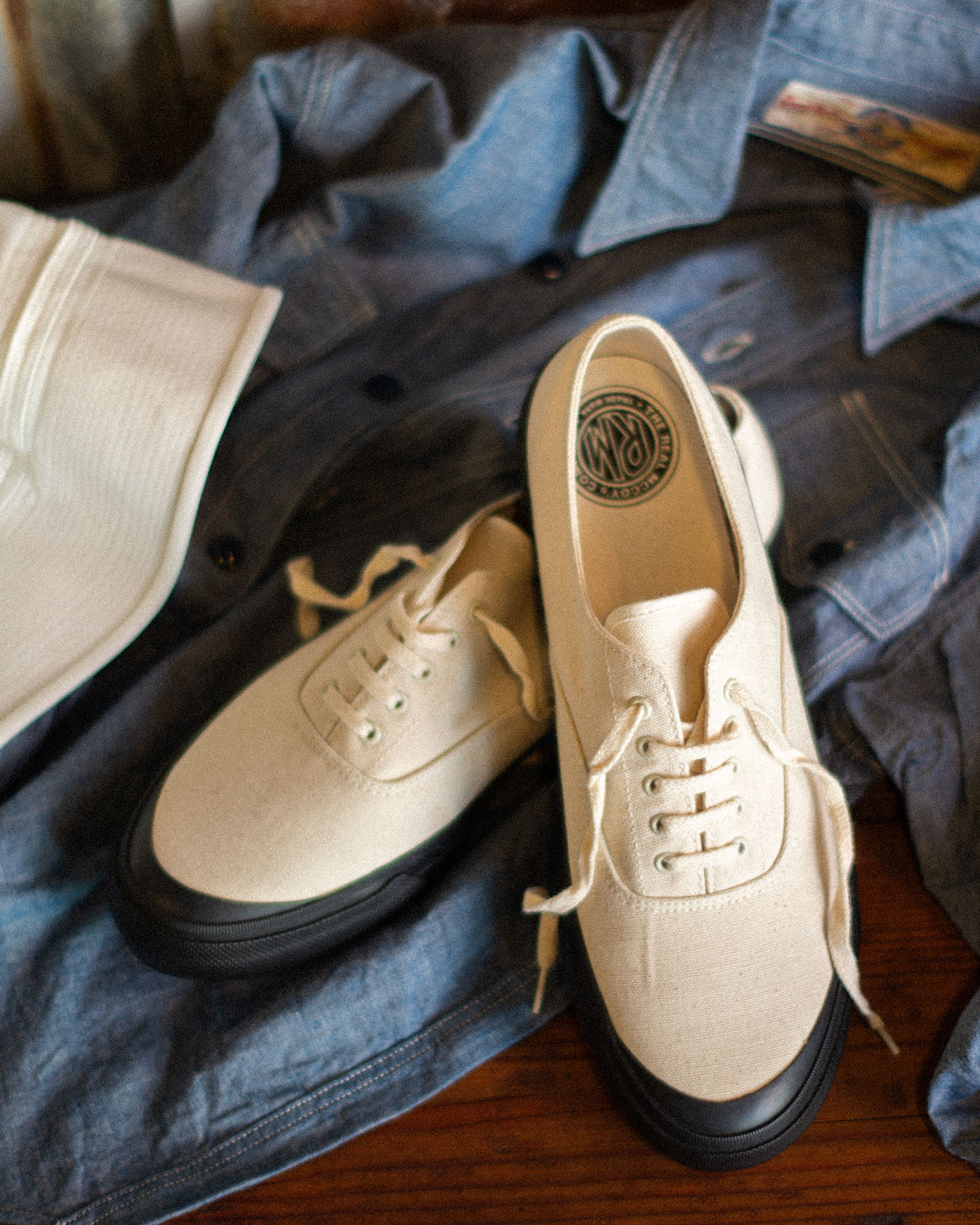 USN COTTON CANVAS DECK SHOES – The Real McCoy's