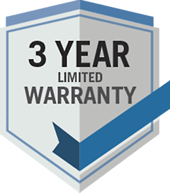 3 Year Limited Warranty