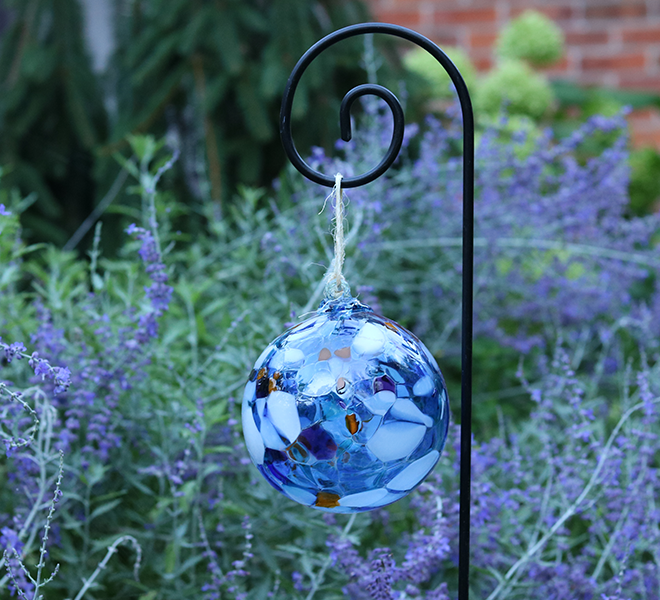 Calico Solar Light Kitras Art Glass Inc