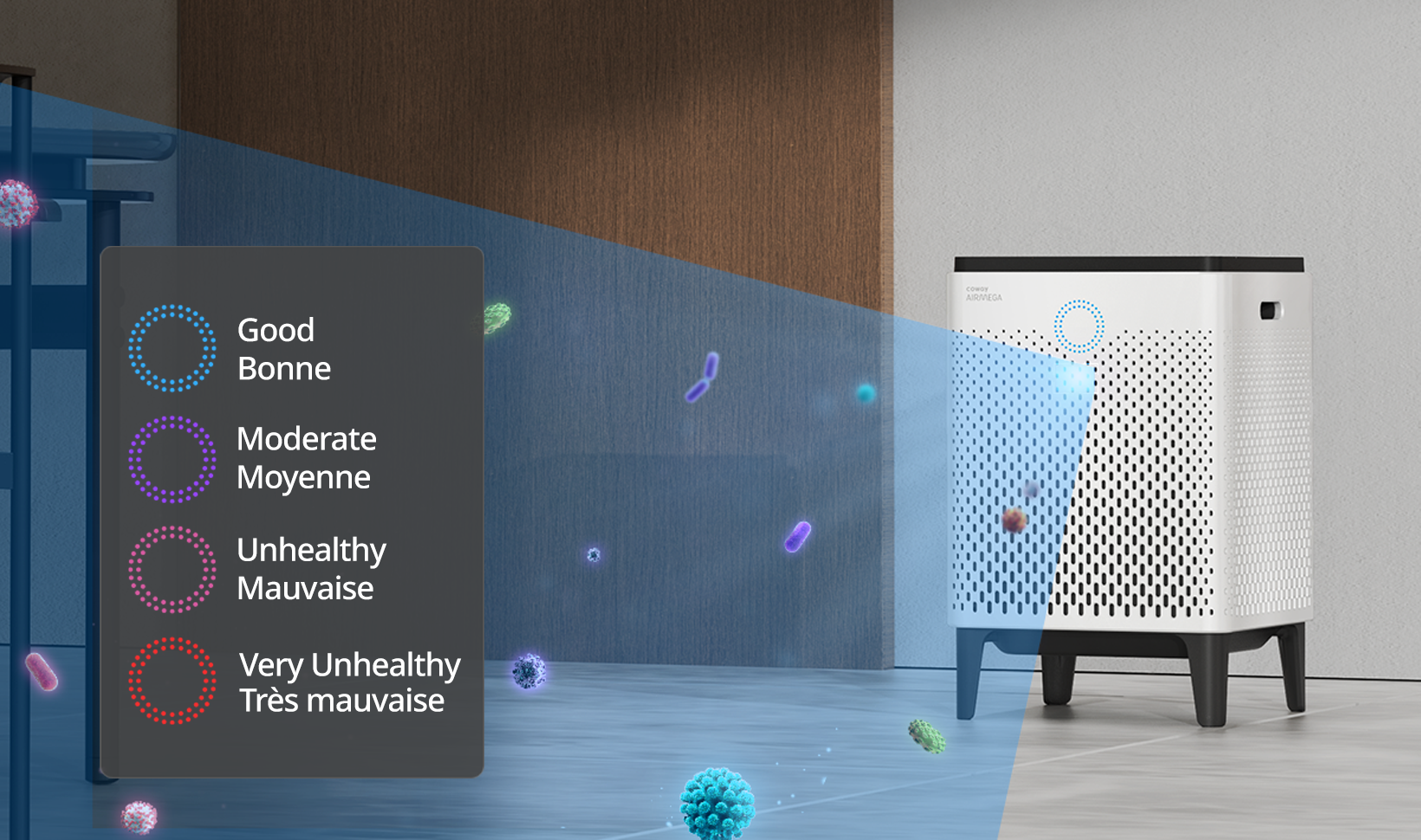 Real-Time LED Air Quality Indicator