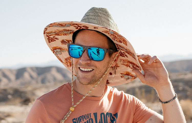Sunglasses size on model