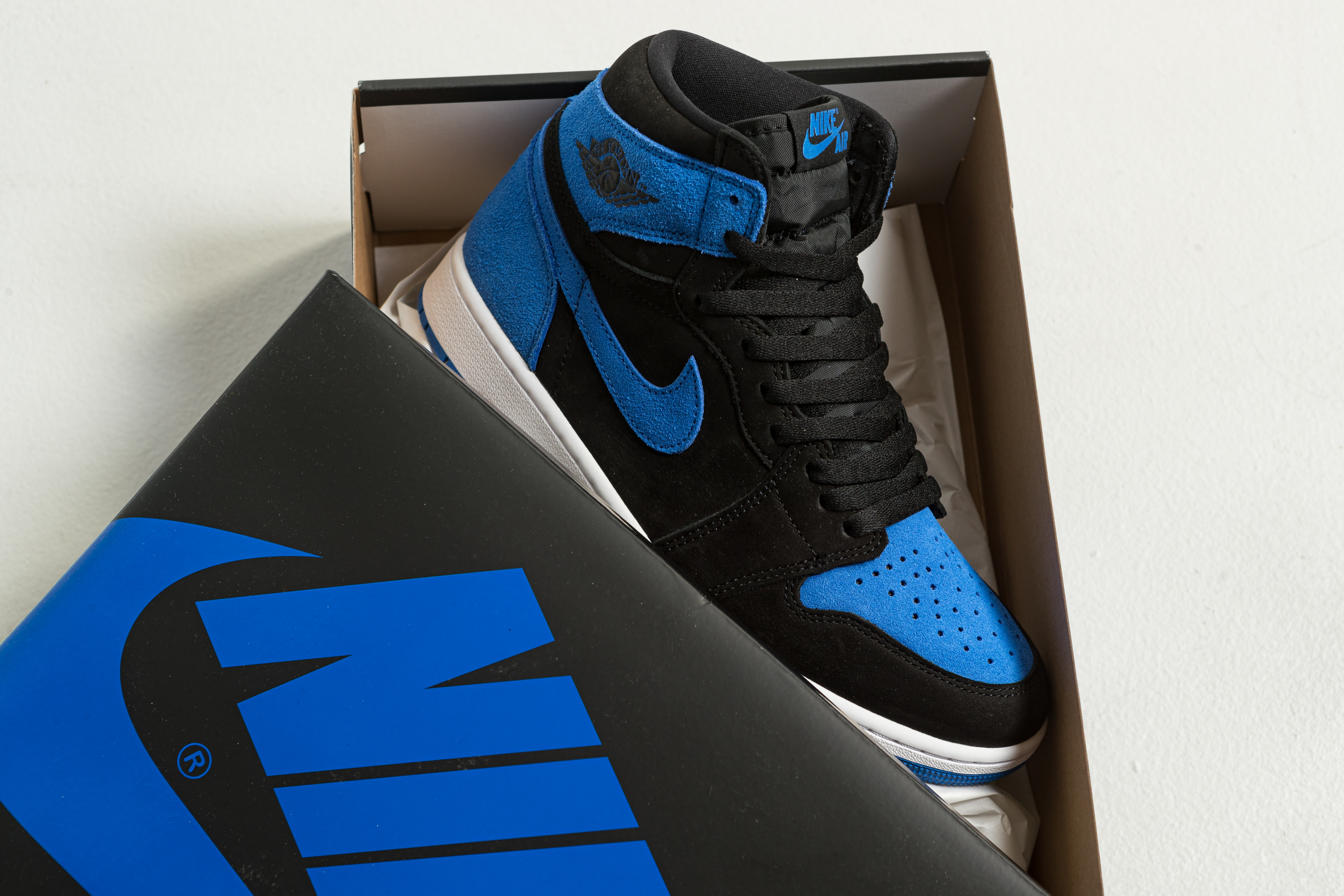 UP THERE Launches - Nike Air Jordan 1 Retro High OG 'Reimagined' - Black/Royal Blue-White