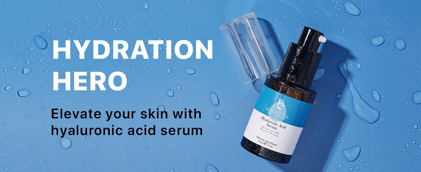 HYDRATION
HERO
Elevate your skin with
hyaluronic acid serum