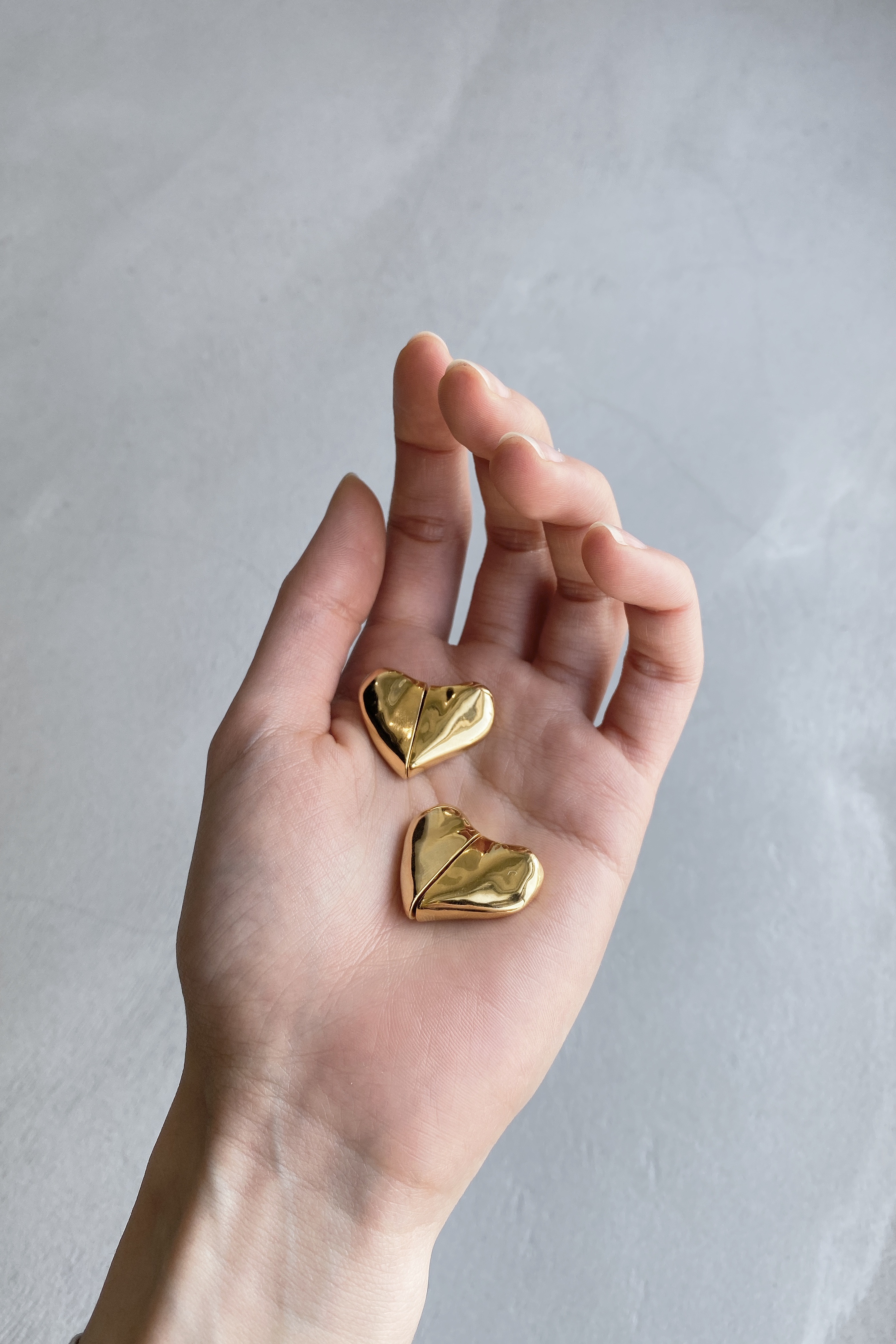 Cling heart gold (piercing) – graey