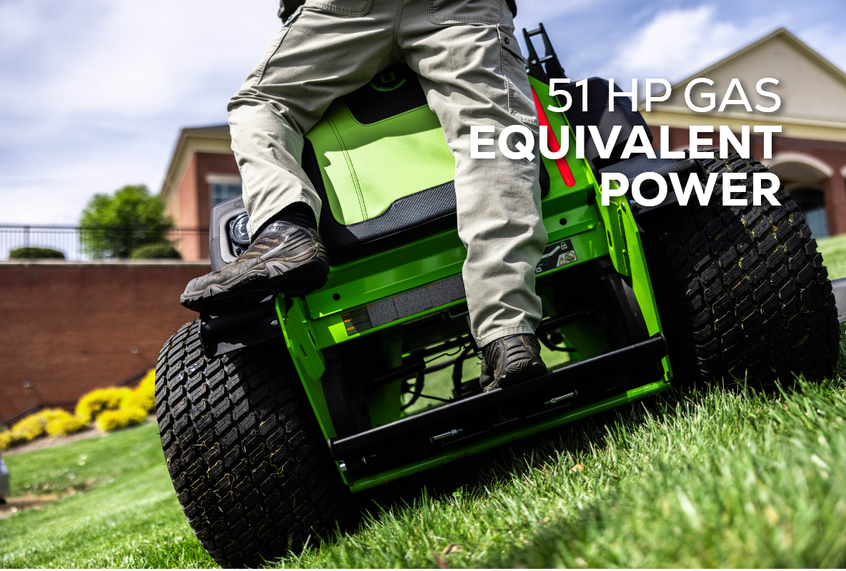OptimusZ 60 Inch 18kWh Commercial Stand-On Mower | Greenworks 