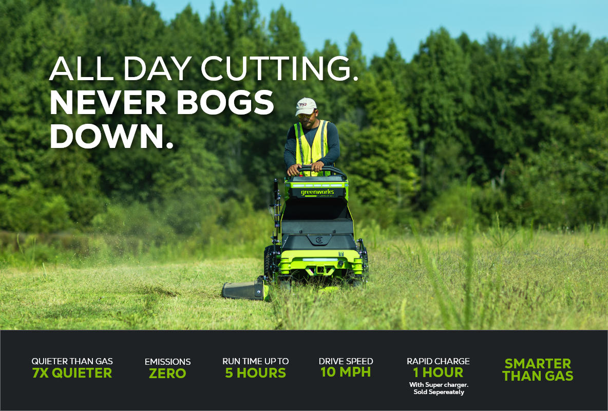 OptimusZ 36 IN 8kWh Stand-On Zero-Turn Mower | Greenworks Commercial