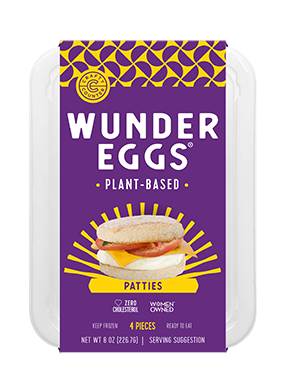 Wunder Eggs Plant Based Egg White Patties
