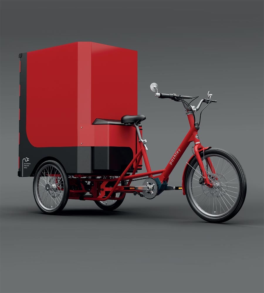 Compact Electric Cargo Trikes ALECS The NEW E-Cargo Trike