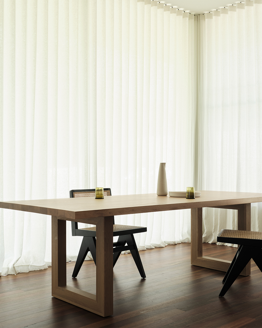 Solid Oak Global Rectangular Dining Table