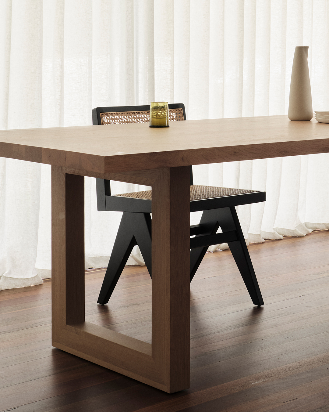 Solid Oak Global Rectangular Dining Table