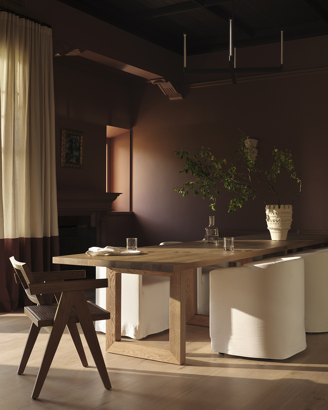 Solid Oak Global Rectangular Dining Table