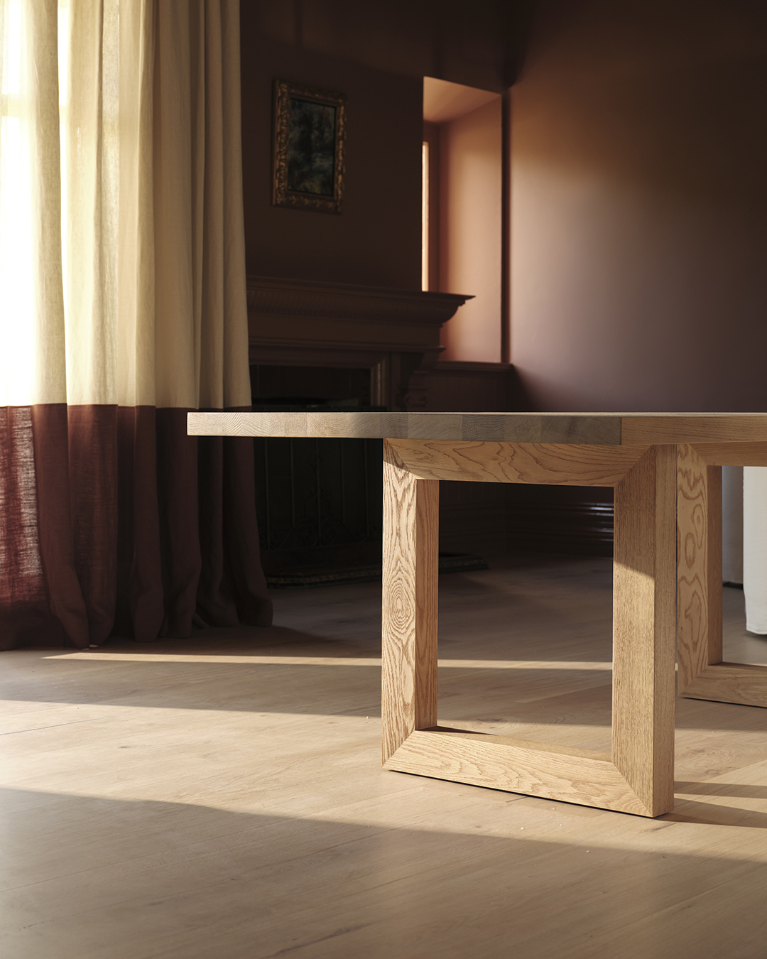 Solid Oak Global Rectangular Dining Table