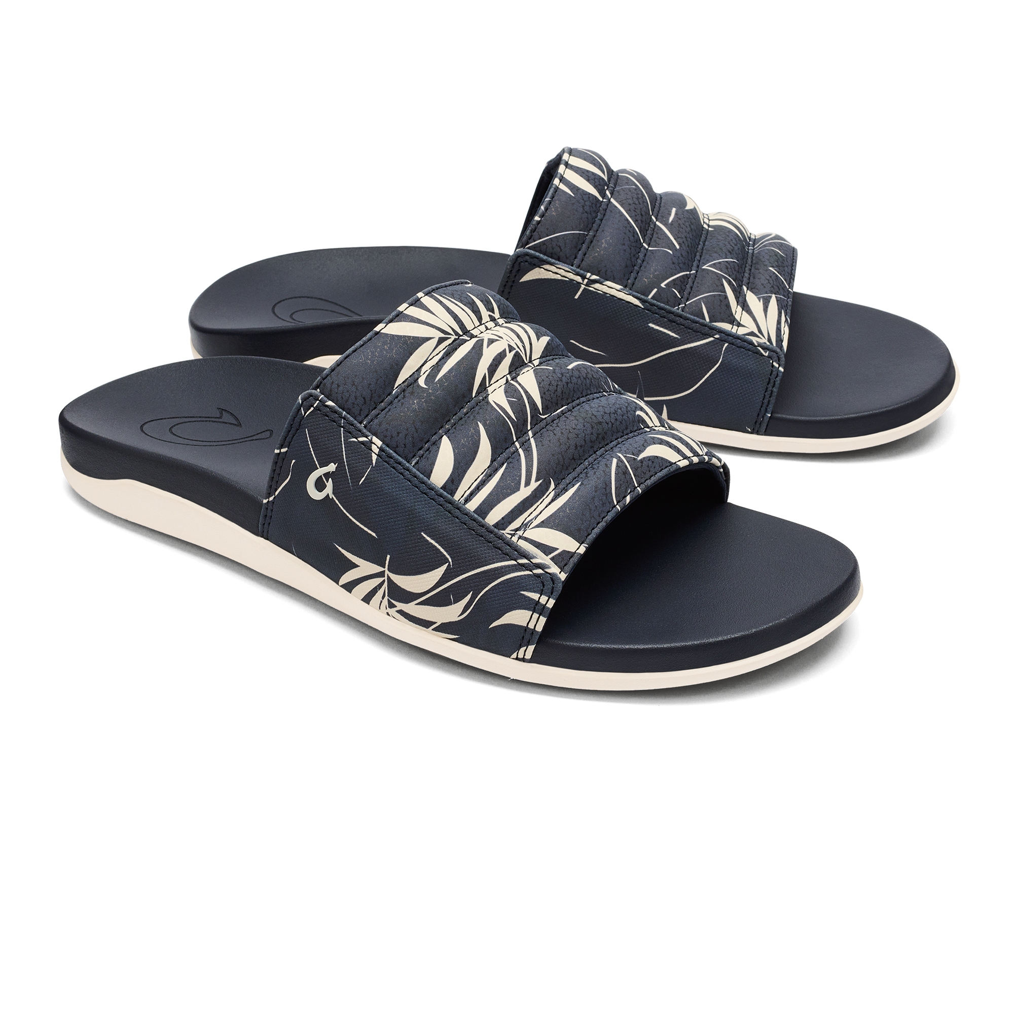 OluKai Men\'s Maha \'Olu Slides Recover Sandals Moonlit Ocean Size 11 (44 EU) EUC Maha  main image 3