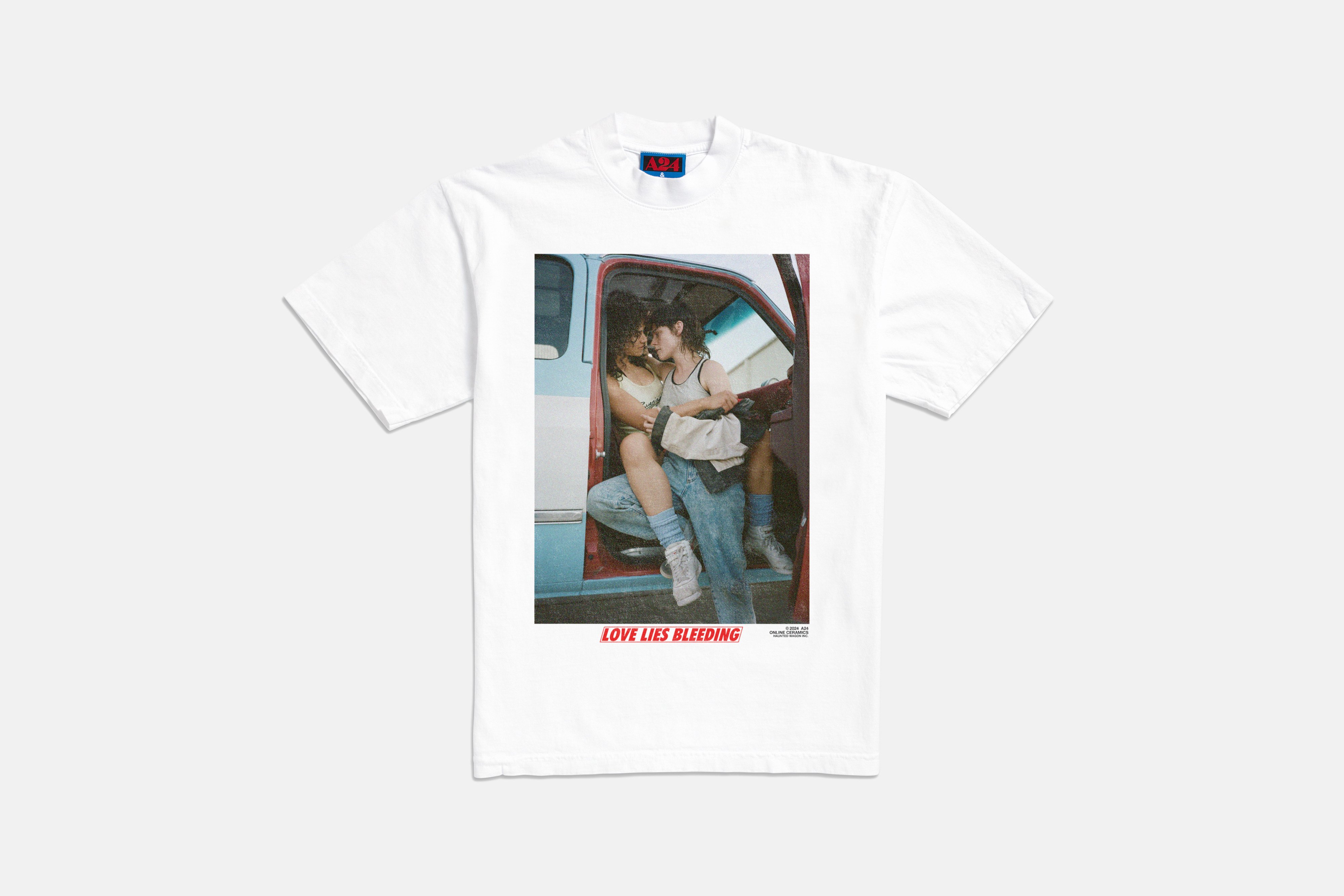 Online Ceramics x Love Lies Bleeding Sex, Murder, Muscles Tee – A24 Shop