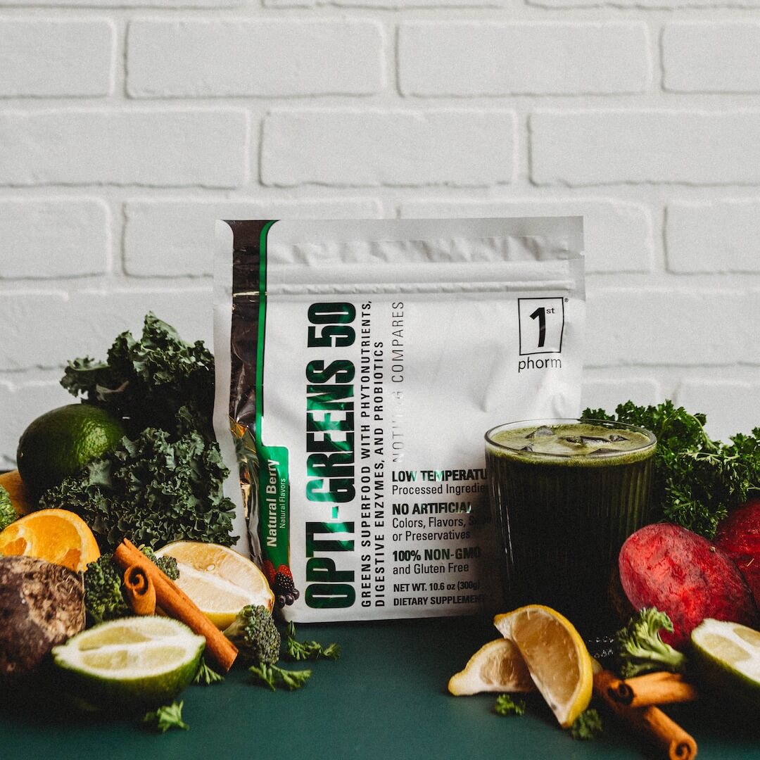 Opti-Greens 50 - Green Superfood Powder | 1st Phorm