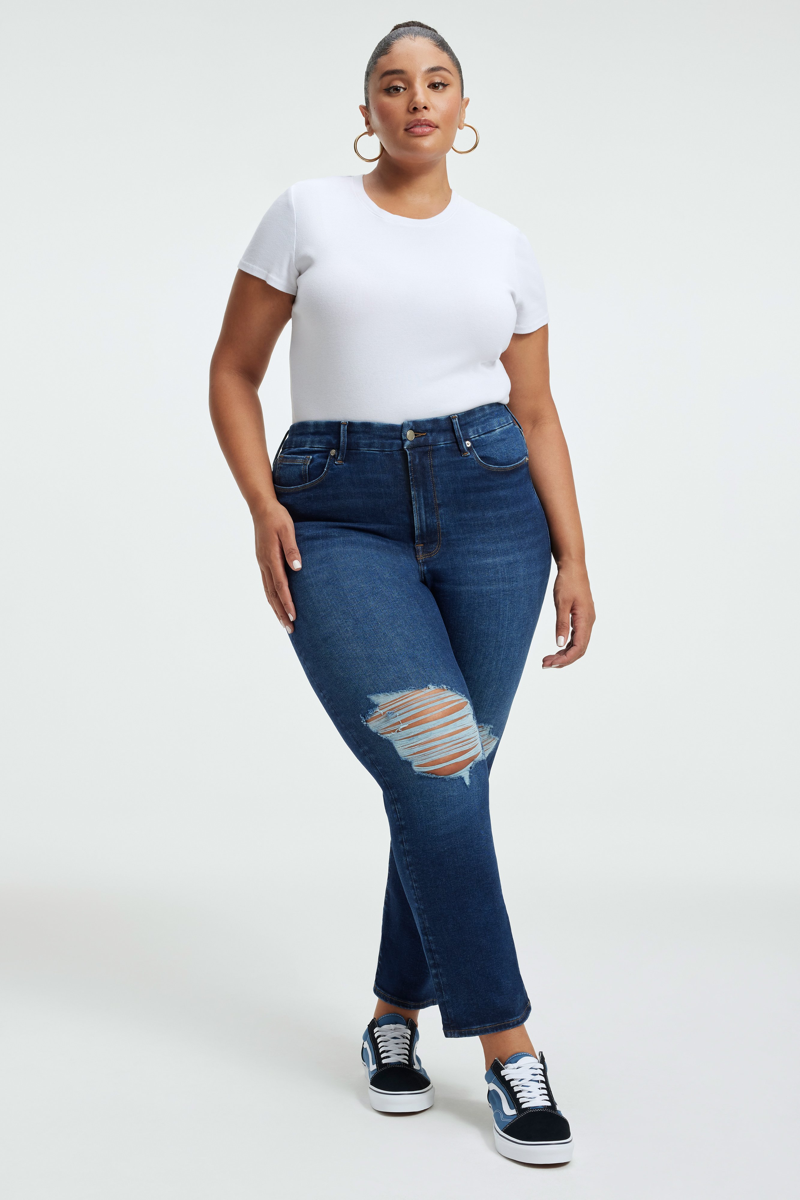 Styled with ALWAYS FITS GOOD LEGS STRAIGHT JEANS | INDIGO449