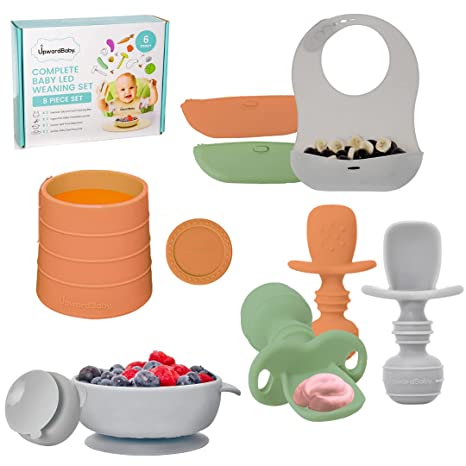 DUTCH 25 Baby Led Weaning - with bibs,divided,plate,bowl, sippy