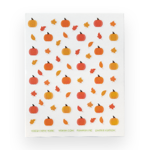 Pumpkin Nail Art Stickers - 10 Pack