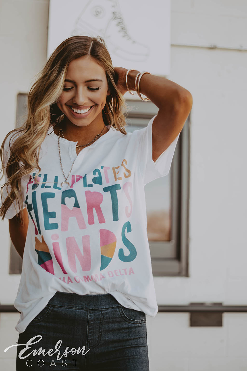 Delta Gamma Spring Break Notch Tee - Emerson Coast