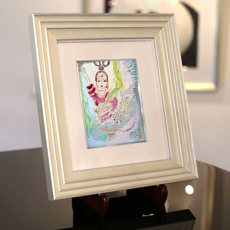 陶彩画_龍作品_ときめき 幸運の壺_展示イメージ
