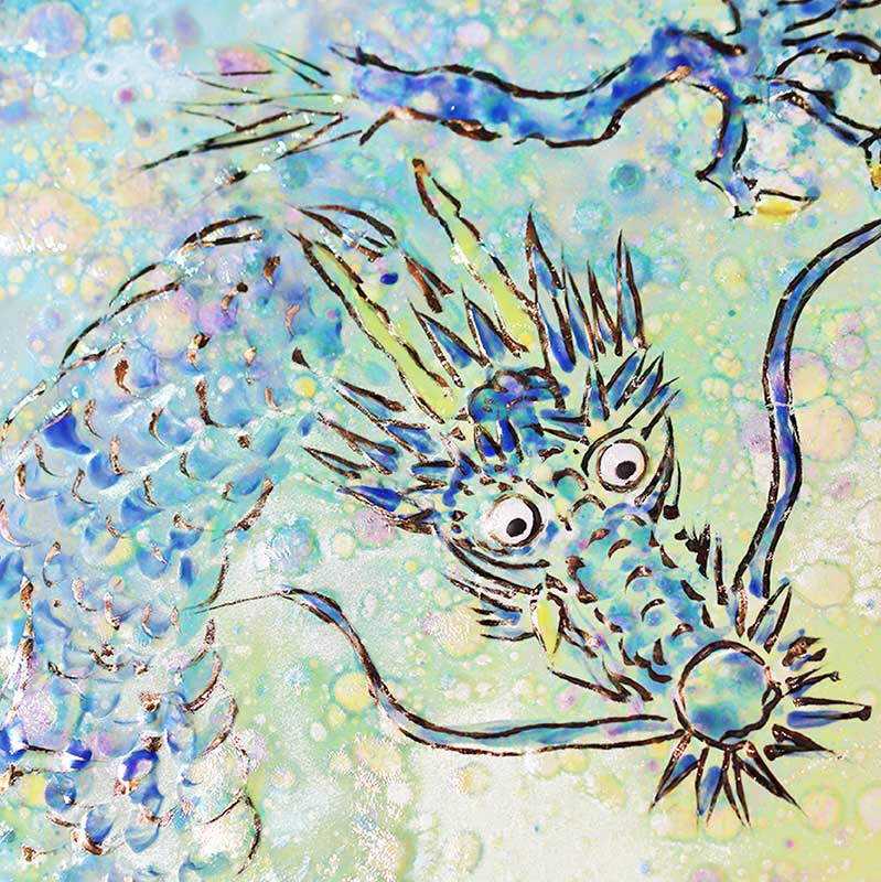 紫雲作 龍雲聖観音図 絹本彩色画 自題共箱 タトウ箱 肉筆画 Yahoo!オークション - 【夢工房】佐藤紫煙 画 花籠図 絹本 大