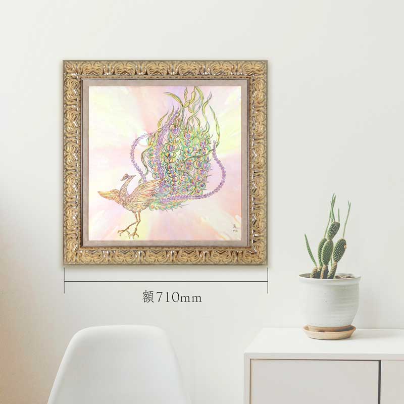 陶彩画_自在作品_誕生の約束_展示イメージ