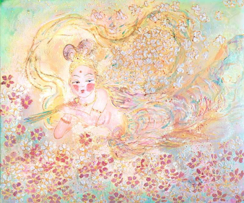 デジタルシルクスクリーン_ときめき 花園_全体
