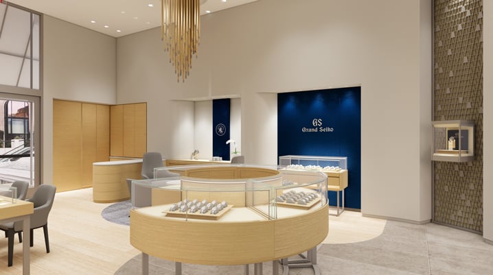 Grand Seiko Boutique Beverly Hills Interior