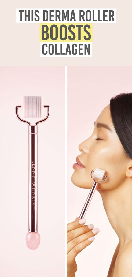Jenny Patinkin Rose on Rose Derma Roller - Beauty and the Boutique - this derma roller boosts collagen