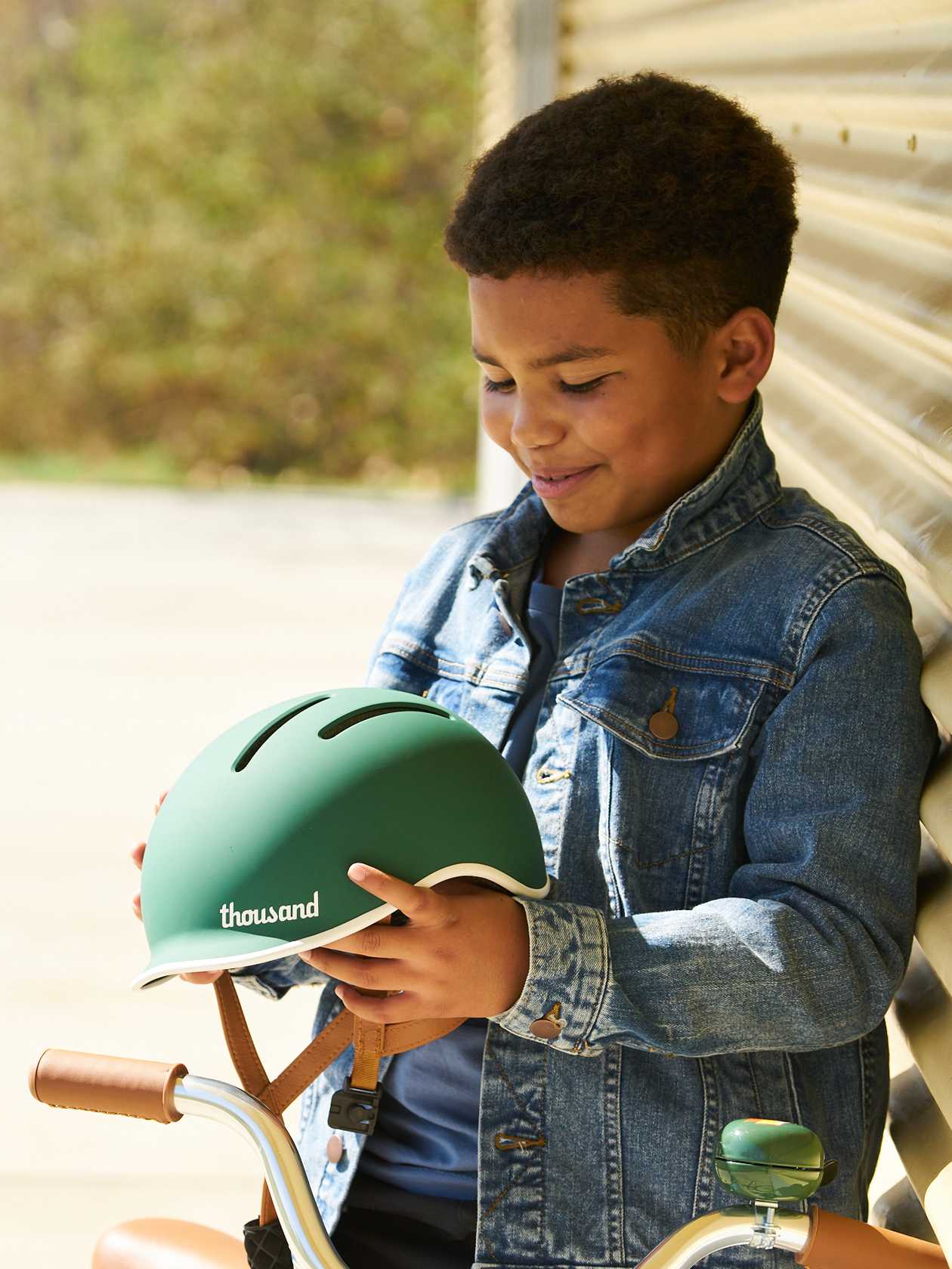 Thousand Jr Kids Helmet, Going Green