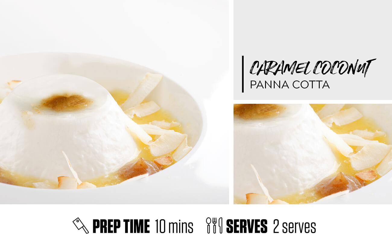 Caramel Coconut Panna Cotta