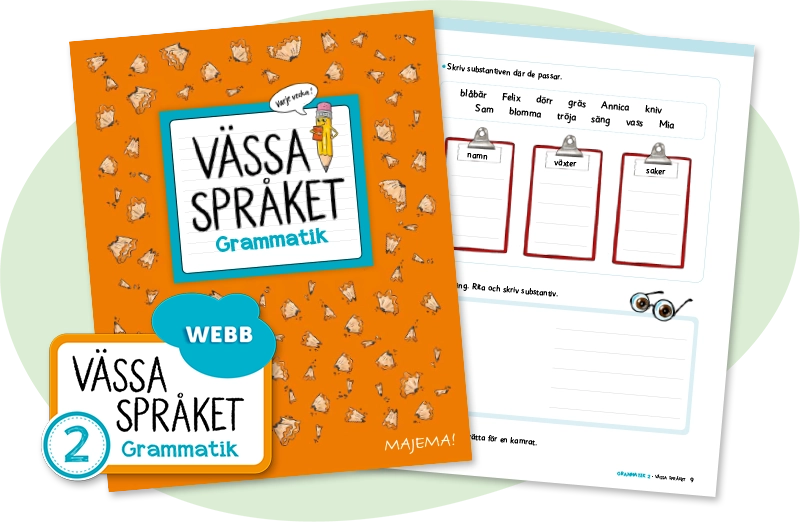 Vässa språket Grammatik, åk 2